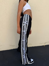 1092- Lace trim cargo pants